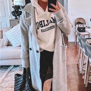 Melrose Sweater Jacket Grey Medium